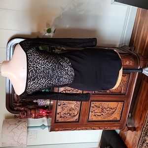 Sz L Lip Service mini dress.